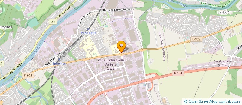 localisation de l'entreprise RIVERPACK à SAINT-OUEN-L'AUMONE