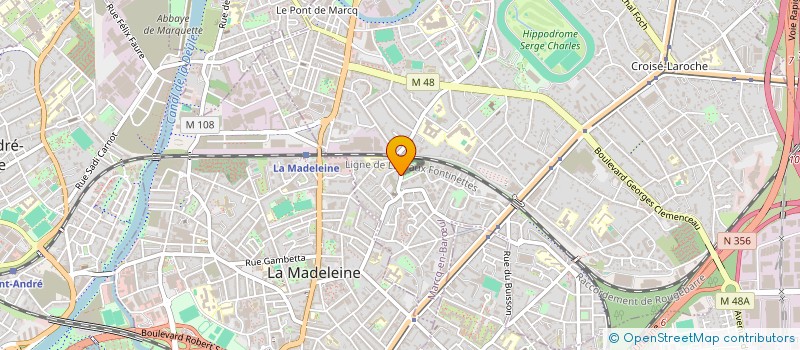 localisation de l'entreprise RIVERS AND CANALS IN EUROPE à MARCQ-EN-BARŒUL