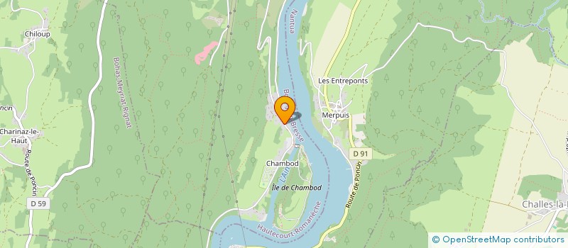 localisation de l'entreprise RIVERSHOP  HAUTECOURT-ROMANECHE