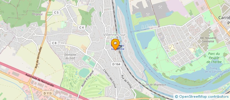 localisation de l'entreprise RIVERSIDE à VILLENNES-SUR-SEINE