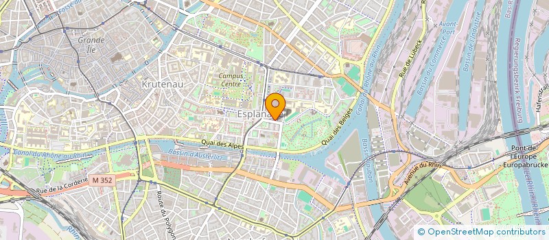 localisation de l'entreprise RIVERSIDE 67 à STRASBOURG