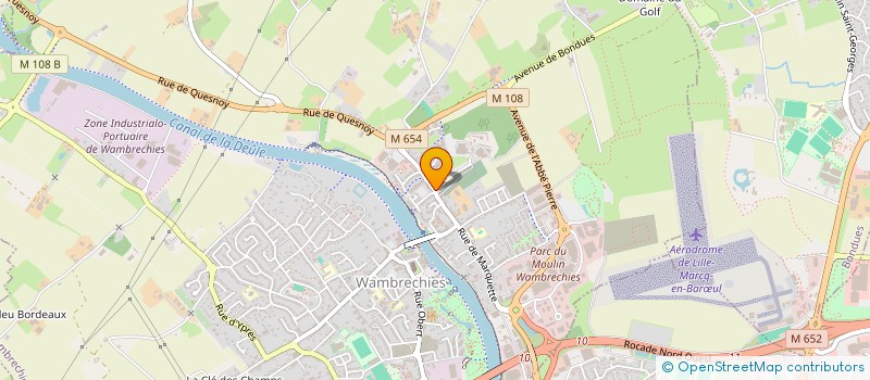 localisation de l'entreprise RIVERTANGO  WAMBRECHIES