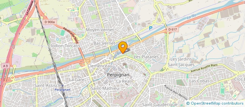 localisation de l'entreprise RIVES 08 à PERPIGNAN