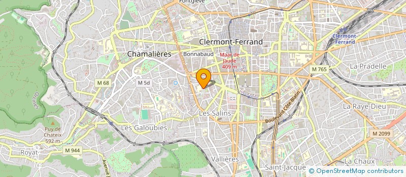 localisation de l'entreprise RIVES ARCHITECTURE  CLERMONT-FERRAND