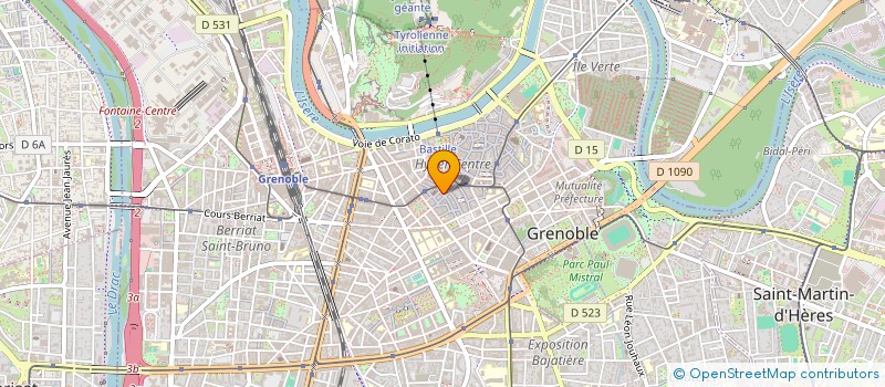 localisation de l'entreprise RIVES BUTTIN  GRENOBLE