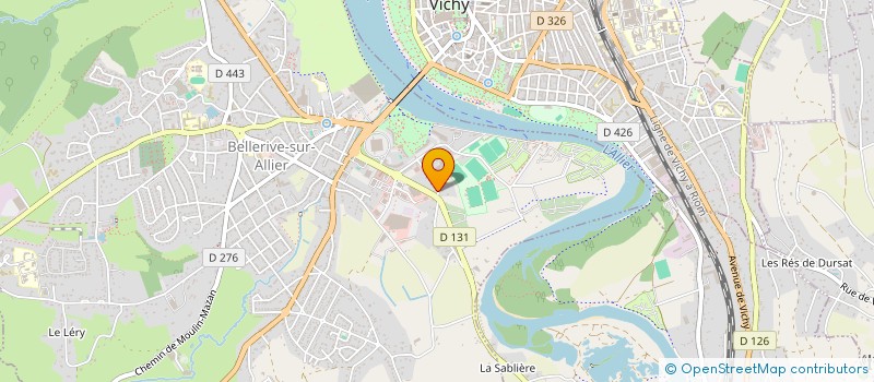 localisation de l'entreprise RIVES D ALLIER  BELLERIVE-SUR-ALLIER