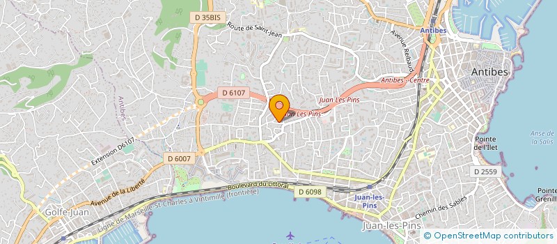 localisation de l'entreprise RIVES D'ARGENT CTIM à ANTIBES