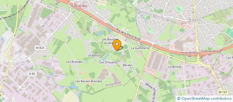 localisation de l'entreprise RIVES D'EMMA à BOUGUENAIS