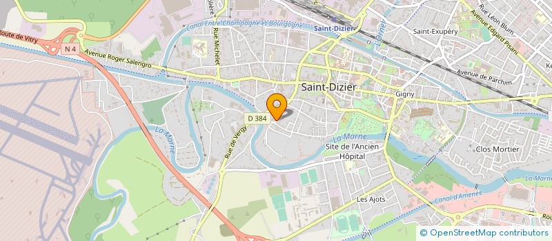localisation de l'entreprise RIVES DE LA MARNE à SAINT-DIZIER