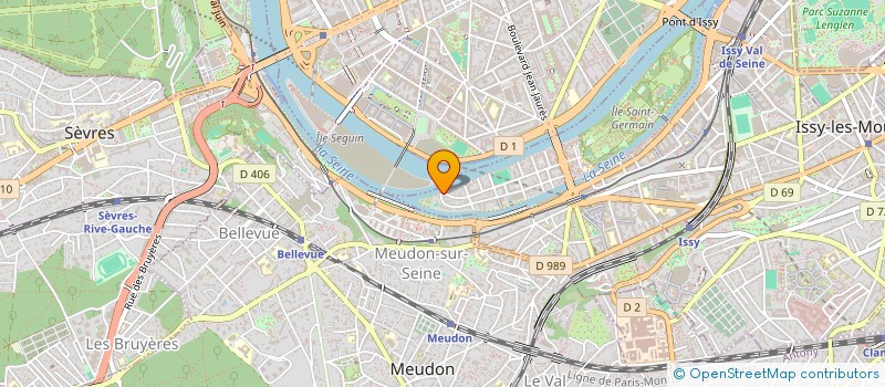 localisation de l'entreprise RIVES DE SEINE à ISSY LES MOULINEAUX