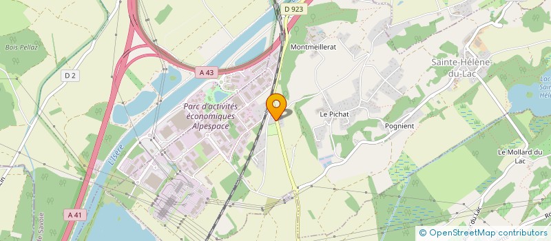 localisation de l'entreprise RIVES DE SEINE  SAINTE-HELENE-DU-LAC