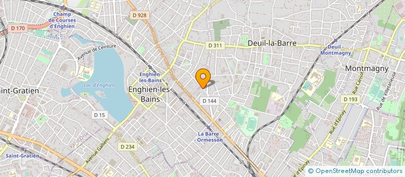 localisation de l'entreprise RIVES DE SEINE INITIATIVES  DEUIL-LA-BARRE