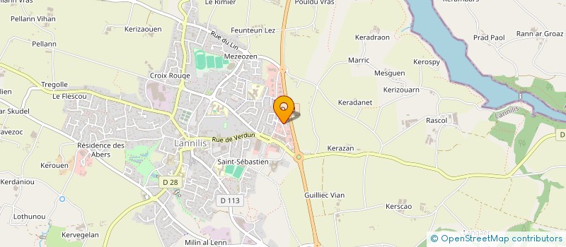 localisation de l'entreprise RIVES DES ABERS à LANNILIS