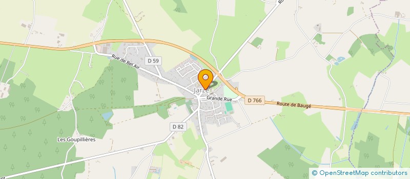 localisation de l'entreprise RIVES DU LOIR EN ANJOU INITIATIVES TOURISME  RIVES-DU-LOIR-EN-ANJOU