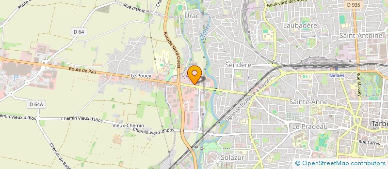 localisation de l'entreprise RIVES & EAUX DU SUD-OUEST  TARBES