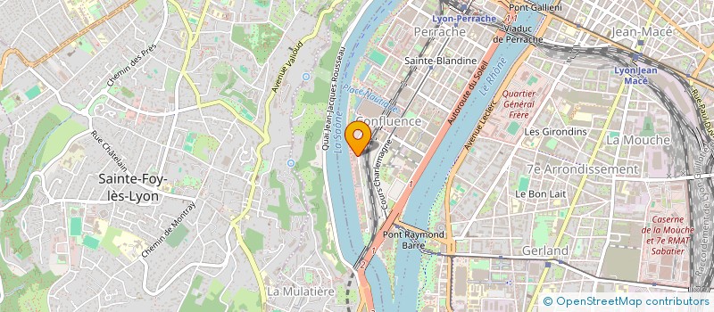 localisation de l'entreprise RIVES ET DEVELOPPEMENT à LYON