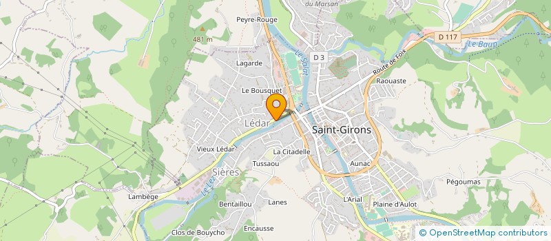 localisation de l'entreprise RIVES JOUETS à SAINT-GIRONS