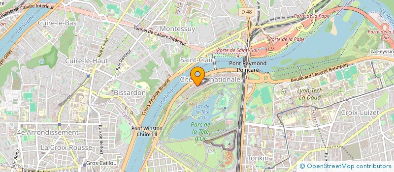 localisation de l'entreprise RIVES K à LYON