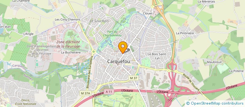localisation de l'entreprise RIVES LOIRE SERVICES à CARQUEFOU