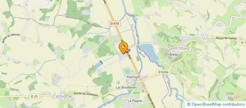 localisation de l'entreprise RIVES NEGOCE à MONESPLE