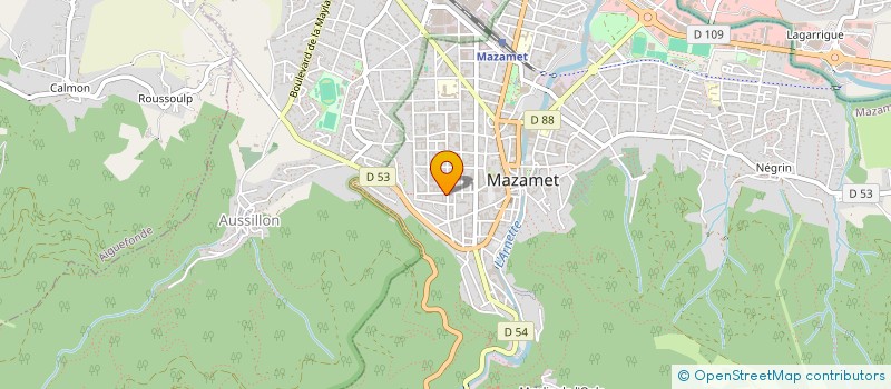 localisation de l'entreprise RIVES SAS à MAZAMET