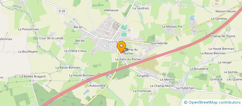 localisation de l'entreprise RIVES SPORTIVES DU COUESNON  RIVES-DU-COUESNON