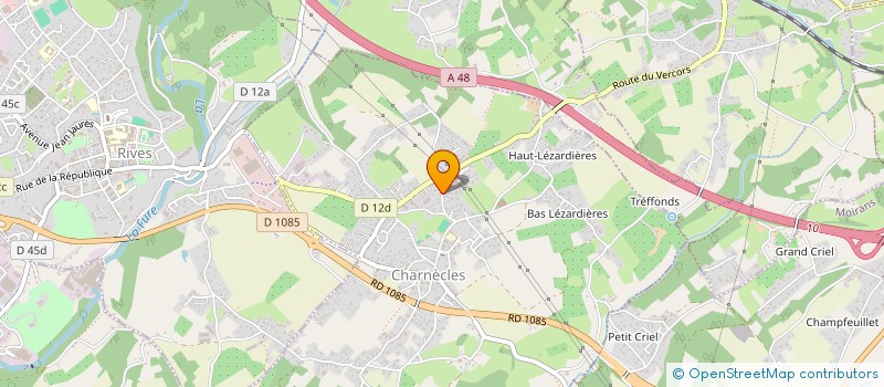 localisation de l'entreprise RIVES SPORTS  CHARNECLES