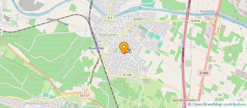 localisation de l'entreprise RIVESALTES FRUITS  RIVESALTES