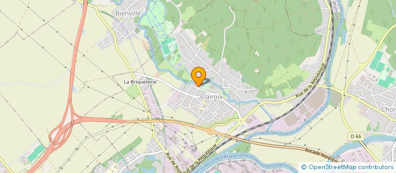 localisation de l'entreprise RIVESIDE  CLAIROIX