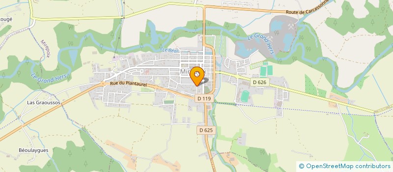localisation de l'entreprise RIVESLANGE FUFFO à MIREPOIX