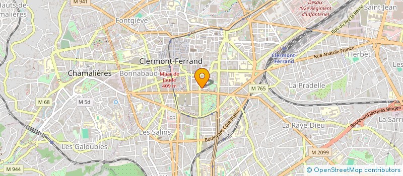 localisation de l'entreprise RIVET ESTIVAUX à CLERMONT-FERRAND