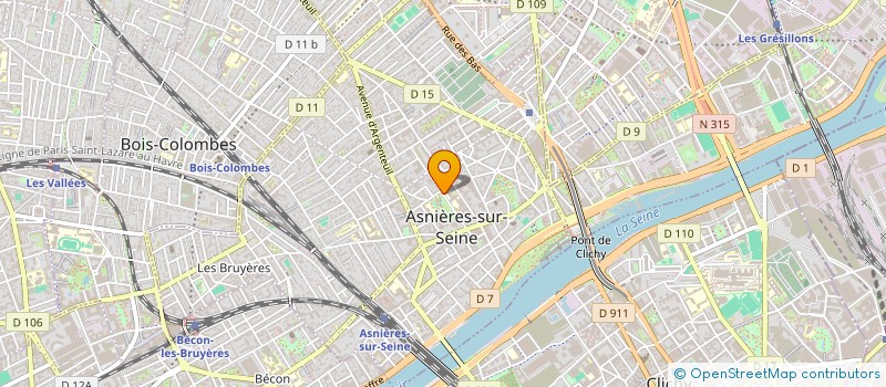 localisation de l'entreprise RIVET PARTICIPATIONS  ASNIERES-SUR-SEINE