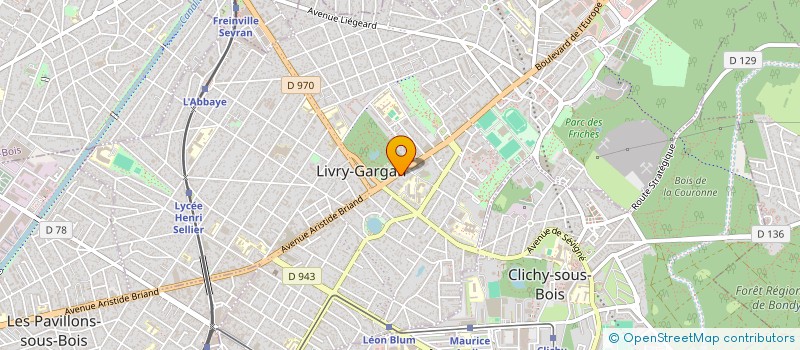 localisation de l'entreprise RIVET PATRIMOINE  LIVRY GARGAN