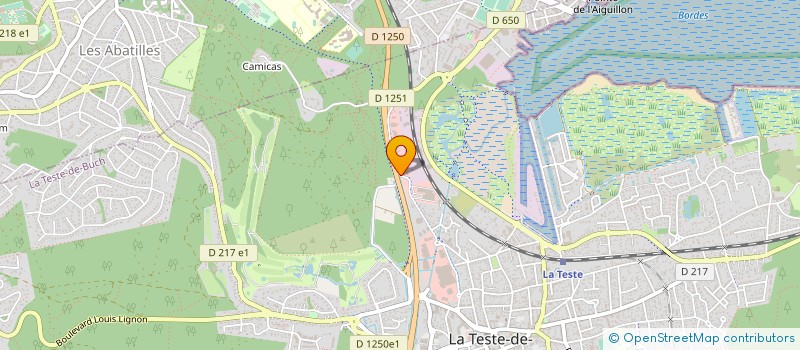 localisation de l'entreprise RIVETTE SARL à LA TESTE-DE-BUCH