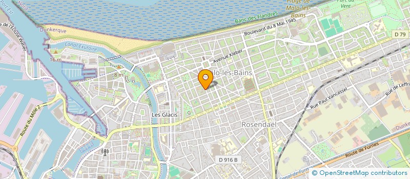 localisation de l'entreprise RIVIAL à DUNKERQUE