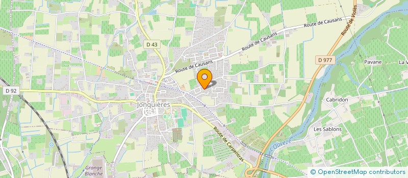 localisation de l'entreprise RIVIER  JONQUIERES