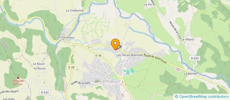 localisation de l'entreprise RIVIER ET FILS  LANTRIAC