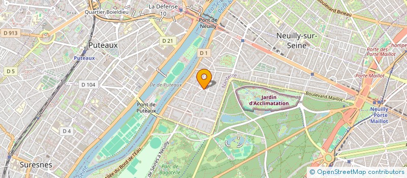 localisation de l'entreprise RIVIERA 26 à NEUILLY-SUR-SEINE