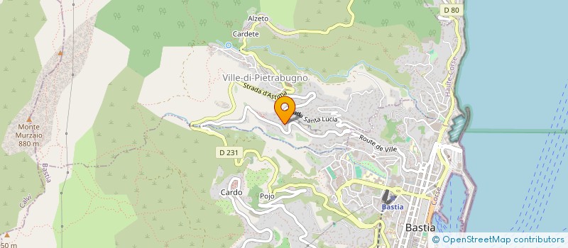 localisation de l'entreprise RIVIERA à BASTIA