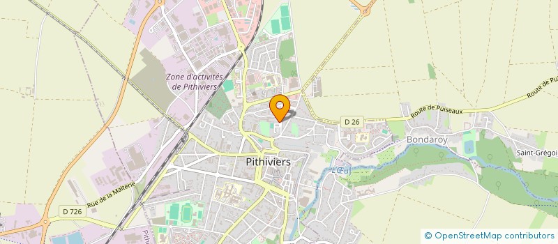 localisation de l'entreprise RIVIERA 45 à PITHIVIERS