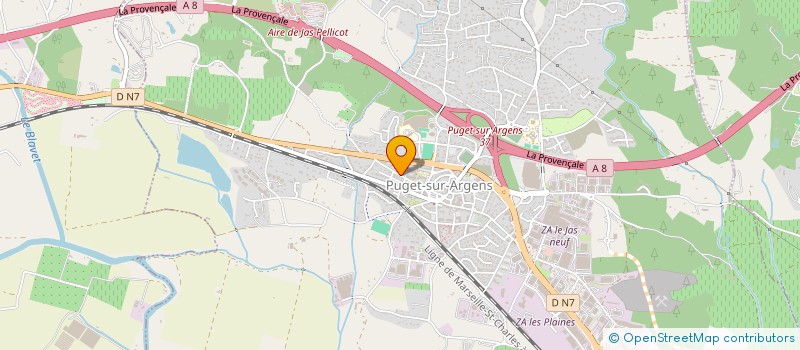 localisation de l'entreprise RIVIERA à PUGET-SUR-ARGENS