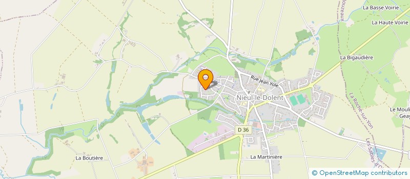 localisation de l'entreprise RIVIERA  NIEUL-LE-DOLENT