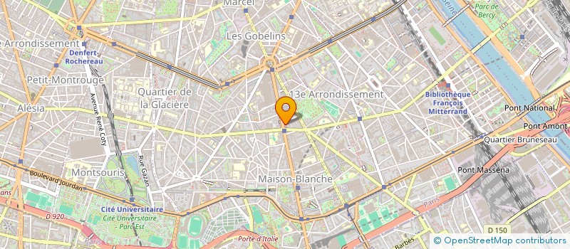 localisation de l'entreprise RIVIERA  PARIS