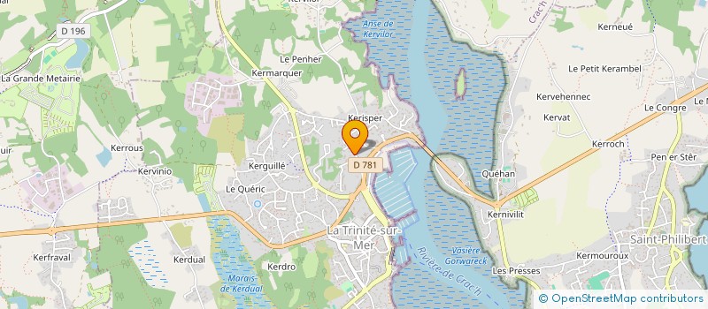 localisation de l'entreprise RIVIERA  LA TRINITE-SUR-MER