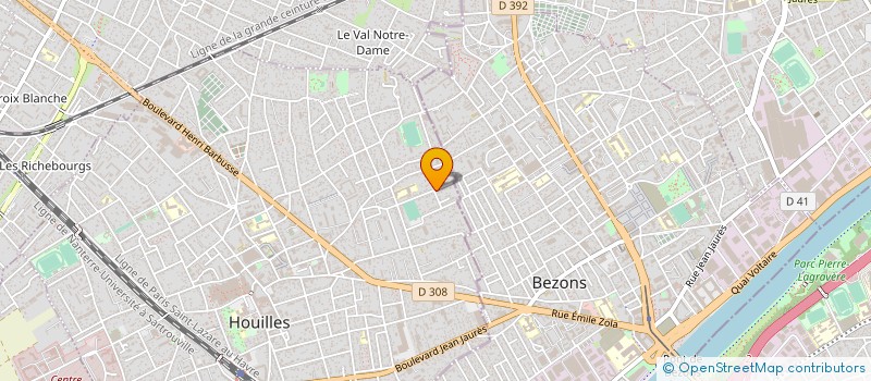 localisation de l'entreprise RIVIERA  HOUILLES