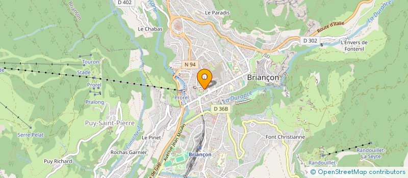 localisation de l'entreprise RIVIERA à BRIANCON