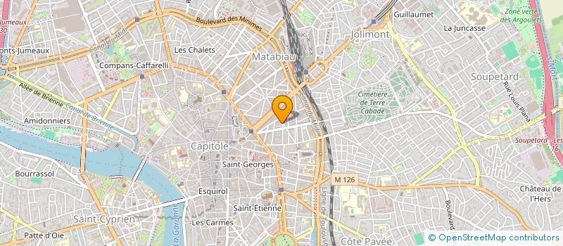 localisation de l'entreprise RIVIERA  TOULOUSE