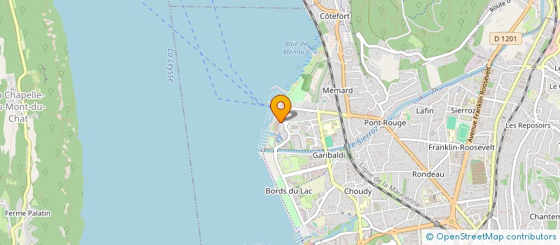 localisation de l'entreprise RIVIERA  AIX-LES-BAINS