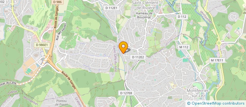 localisation de l'entreprise RIVIERA  SAINT-CLEMENT-DE-RIVIERE