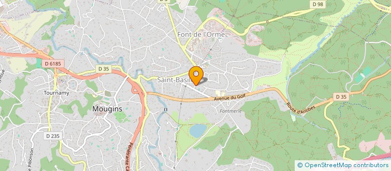 localisation de l'entreprise RIVIERA ACTIONS à MOUGINS